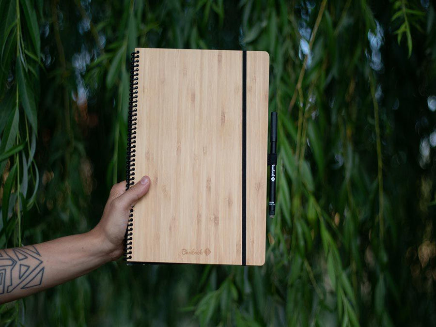 A4 bamboe cover notitieboek