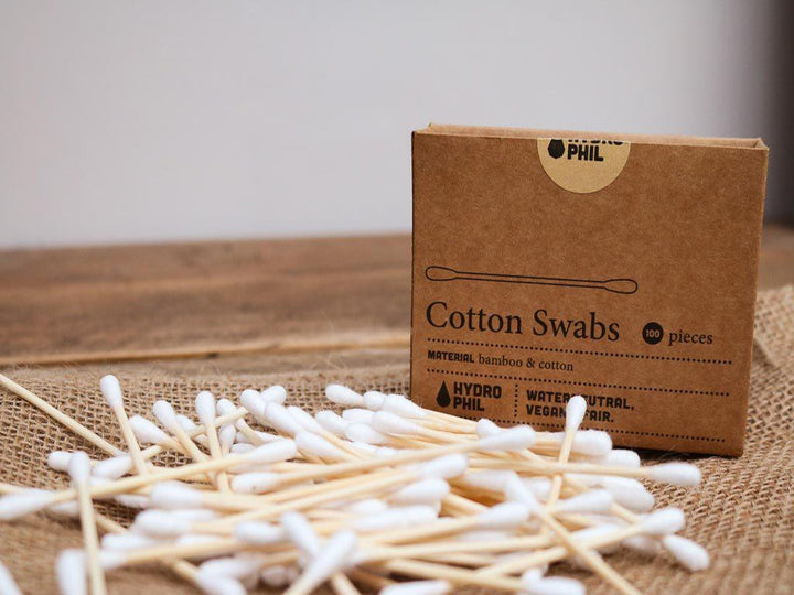 bamboe oorstokjes met gecertificeerd katoen